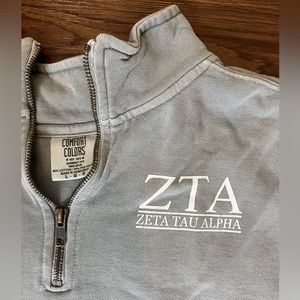 Zeta Tau Alpha (ZTA) quarter-zip